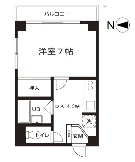 石田ビルの間取り