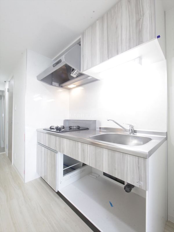 キッチン　システムキッチン（ガス2口コンロ付）