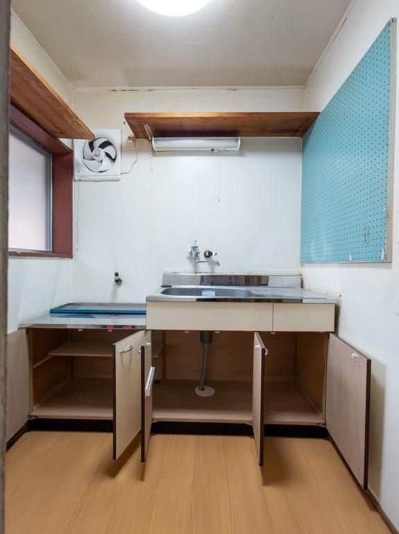 キッチン　収納たっぷり。