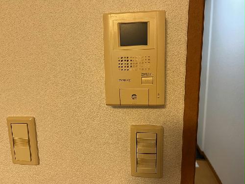 セキュリティ　モニターホン設置