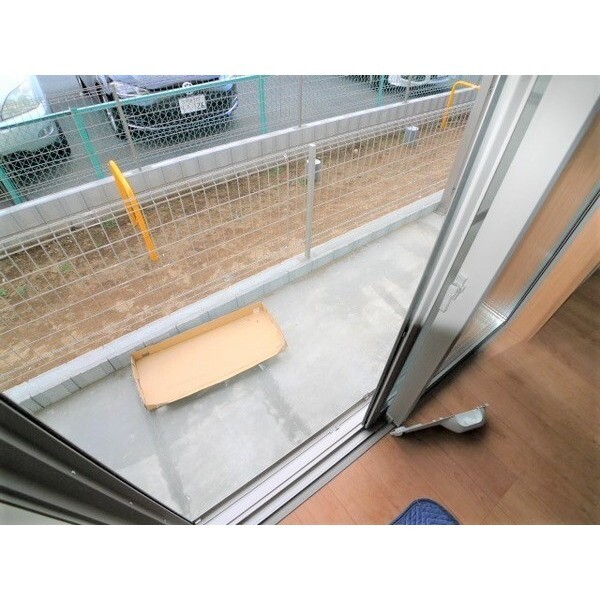 バルコニー　新築当時の写真