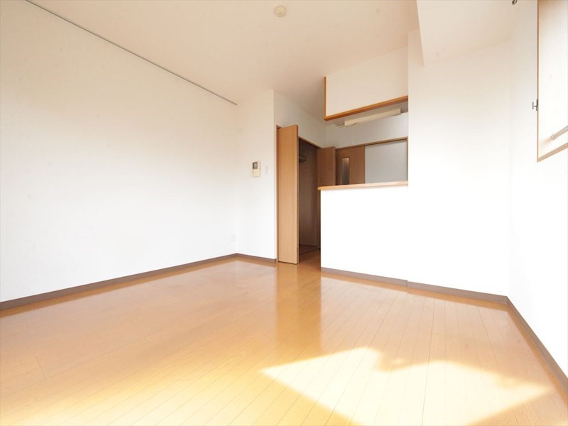 居室・リビング　洋室12帖　カウンターキッチン　クローゼット付（収納充実）