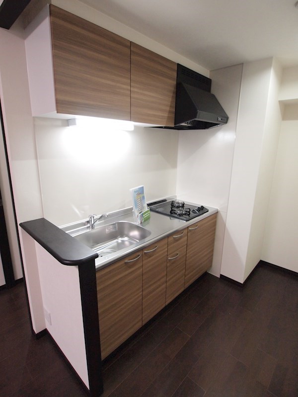 キッチン　オシャレなシステムキッチンです