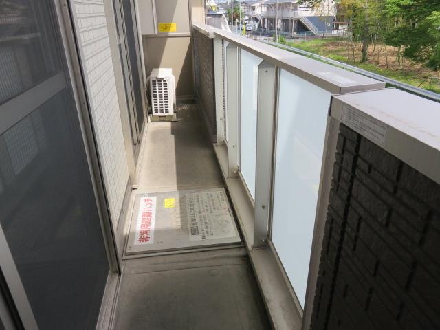 バルコニー　広いベランダです