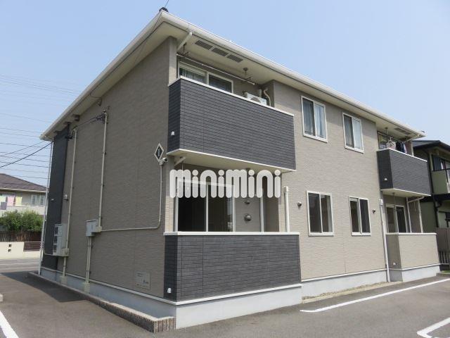 建物外観　お洒落な色使い