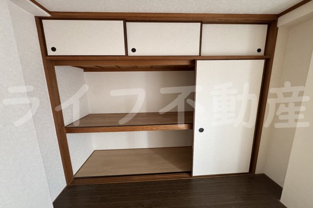 収納　十分な収納スペースがあります
