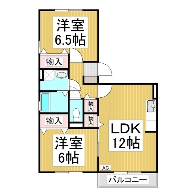 グランコスモ竹内の間取り写真
