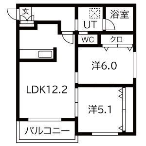 グランコート宮の森の間取り写真