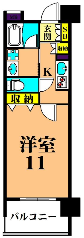 グレイスコート大森海岸の間取り写真