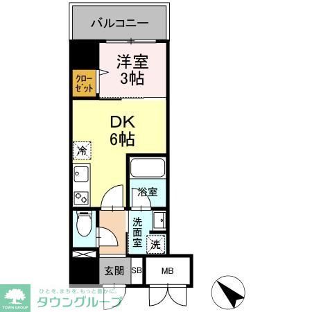 ゲートレジデンス鶴見の間取り写真