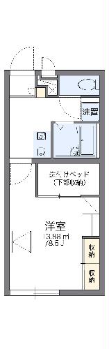 レオパレスソン　ド　メールの間取り