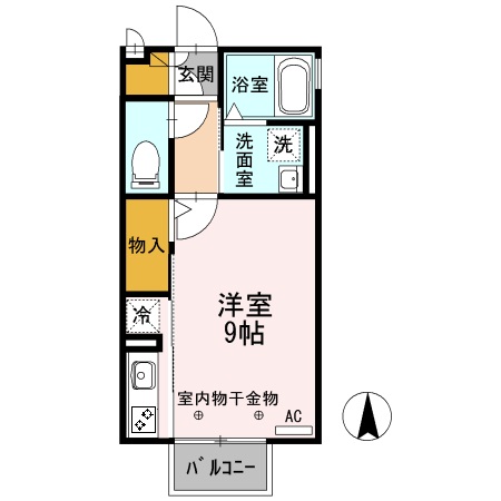 ハイム西五城IIの間取り