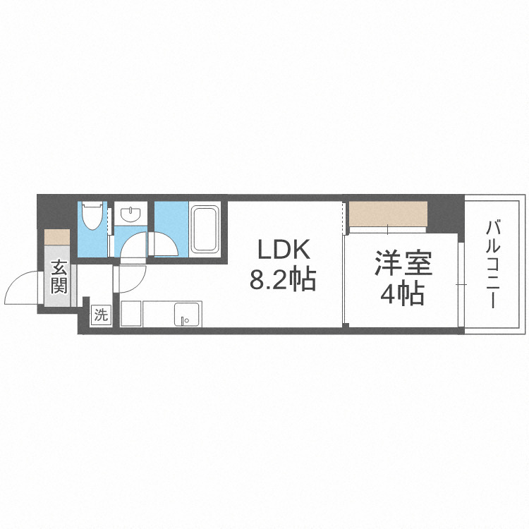 ブエナビスタ桜ノ宮イーストの間取り