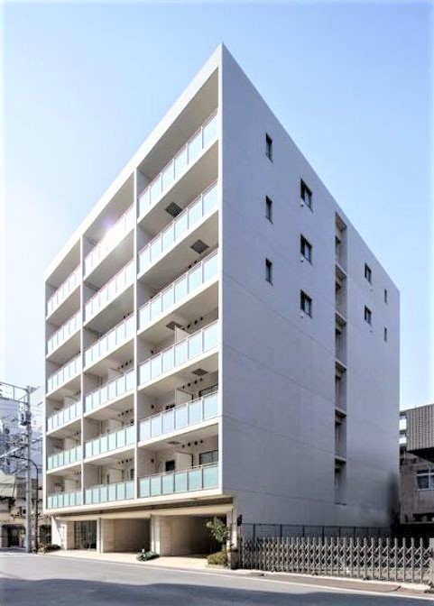 墨田区亀沢のマンションの建物外観