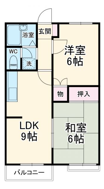 さいたま市西区三橋のアパートの間取り