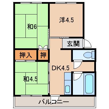 プレミアムハイツ榎原の間取り