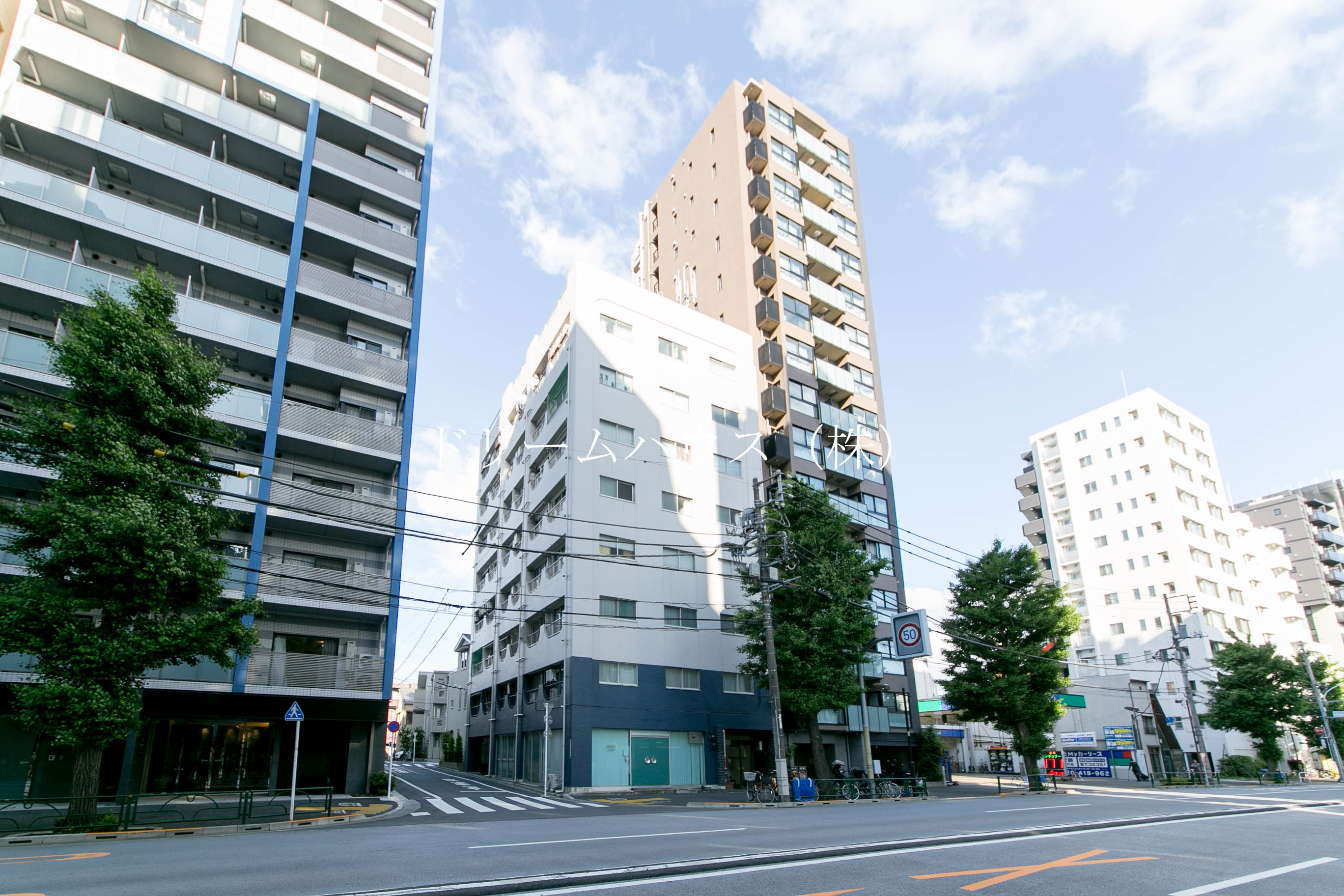 分譲賃貸2ＤＫ ・　家賃５万円の建物外観