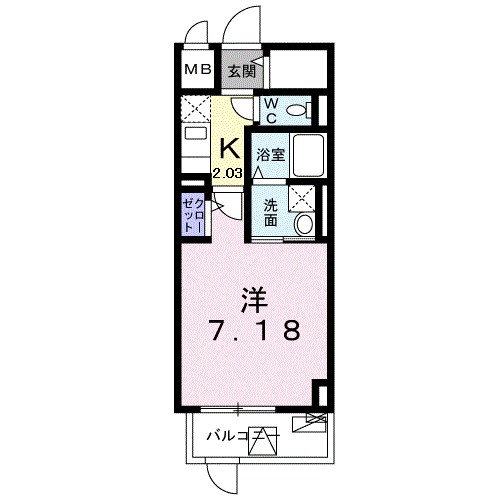 神奈川県小田原市浜町１（マンション）の賃貸物件の間取り