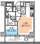 レスピール蓮根の間取り