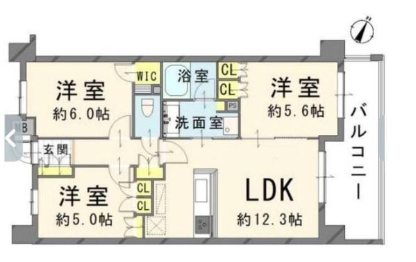 プレシス豊田の間取り