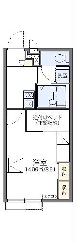 レオパレス中川２１５の間取り