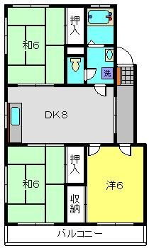 第2三和ビルの間取り