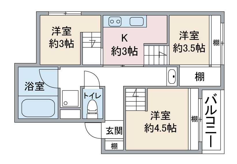 Ｃｈｏｕ　Ｃｈｏｕ一社の間取り