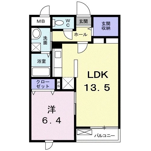 グランド　ヒル弐番館の間取り