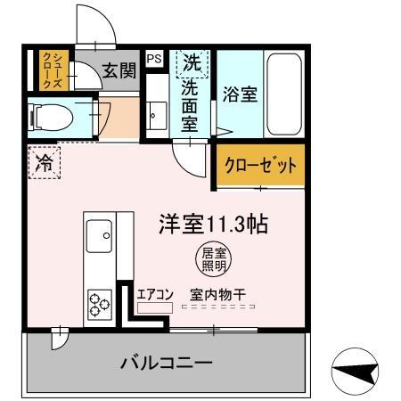 D-room朝日の間取り