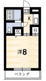 メゾン三軒屋の間取り