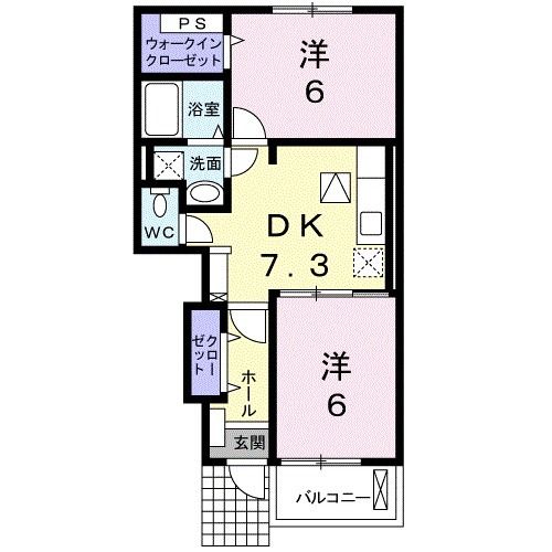 ラフレシールの間取り