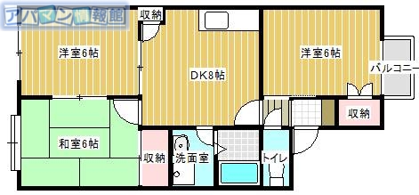 サンフェスタ青山の間取り