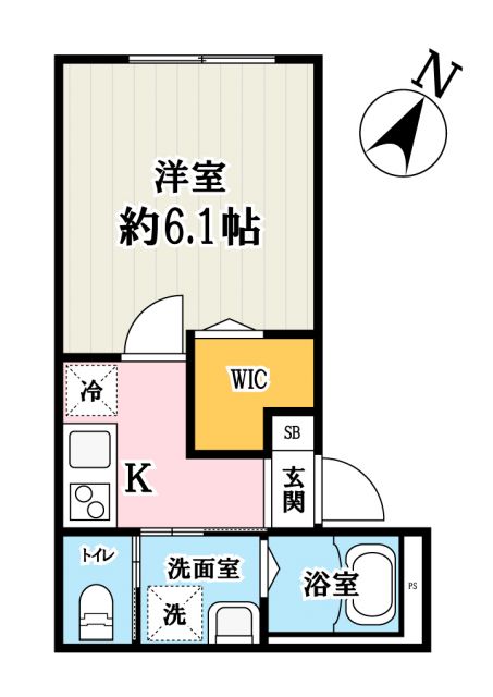 【さいたま市大宮区大成町のアパートの間取り】