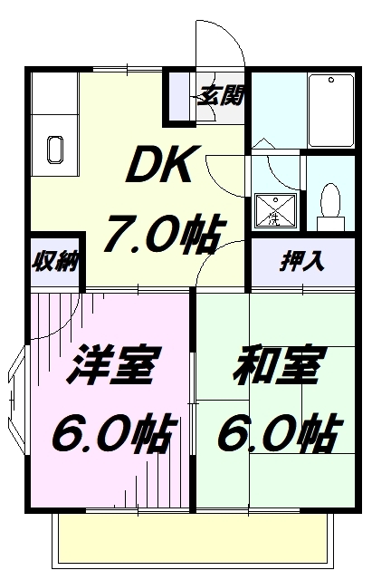 【ウィスターリアの間取り】