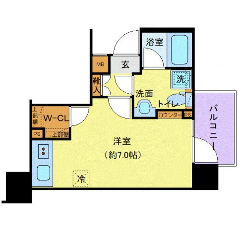 葛飾区四つ木のマンションの間取り