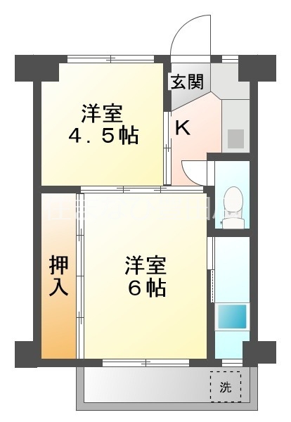 ビレッジハウス永覚新町の間取り