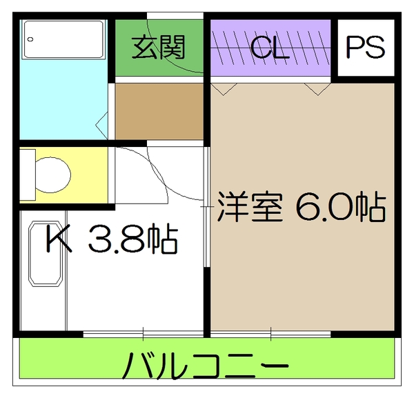 光マンションの間取り