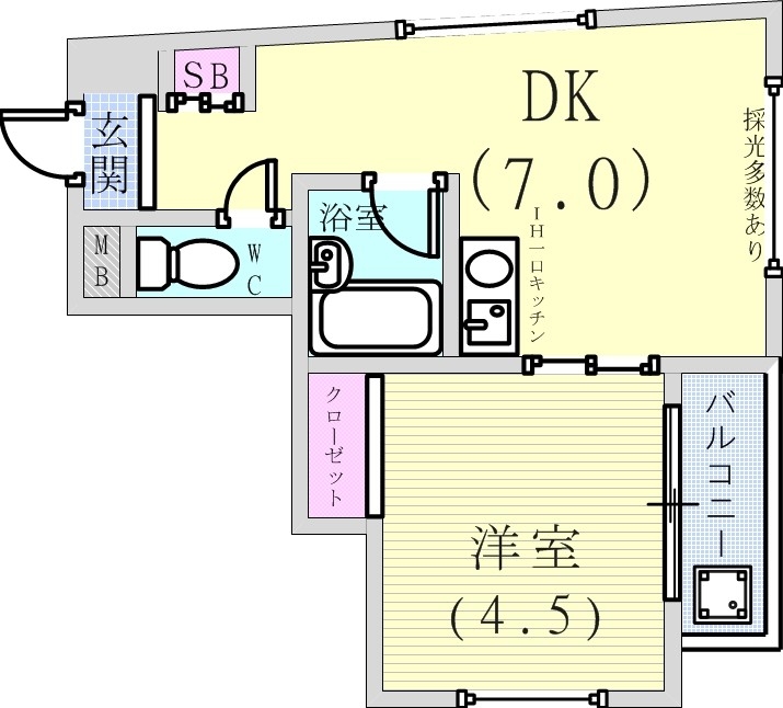 MAISON TAKATAの間取り