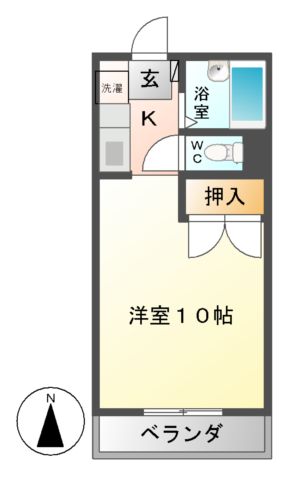 カシキレジデンスI・IIの間取り