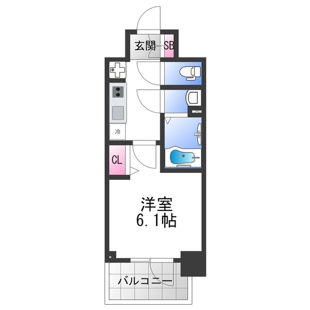 アドバンス大阪ストーリアの間取り