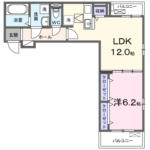 ＧＬ　ｍｉｎａｋｕｃｈｉ　IIの間取り