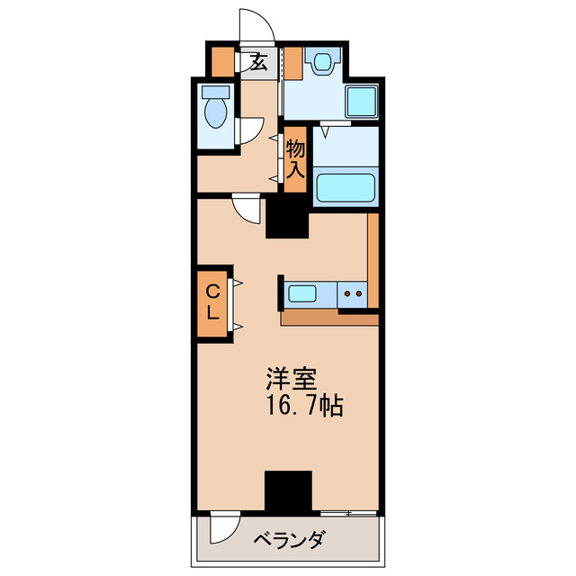 メゾンドール栄の間取り