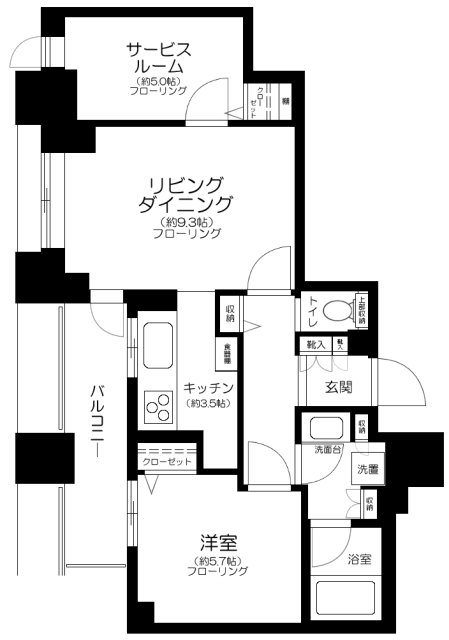 ザ・ハシモトタワーの間取り