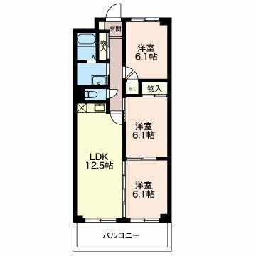 クレアージュ西中島の間取り