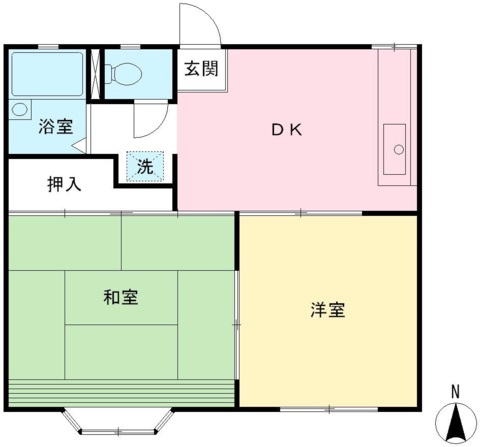 ベルハイムIIの間取り