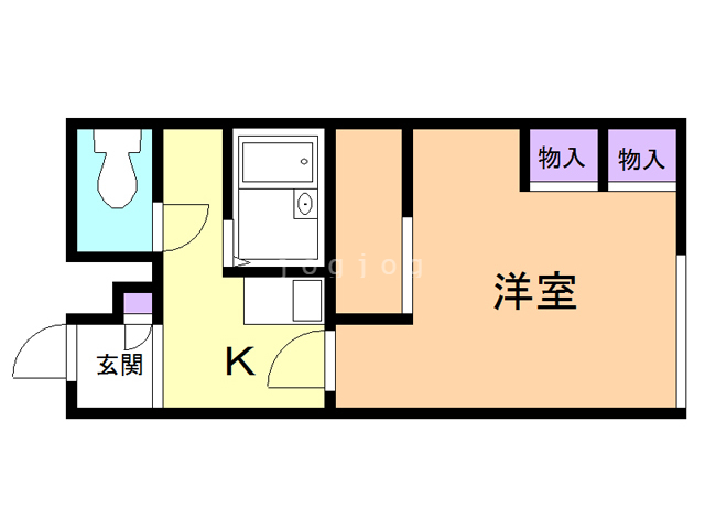 レオパレスＬｅ　ｃｉｅｌの間取り