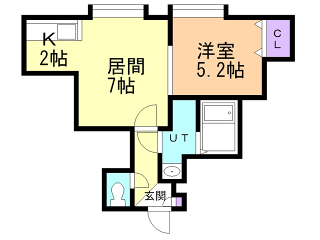 エピック厚別の間取り