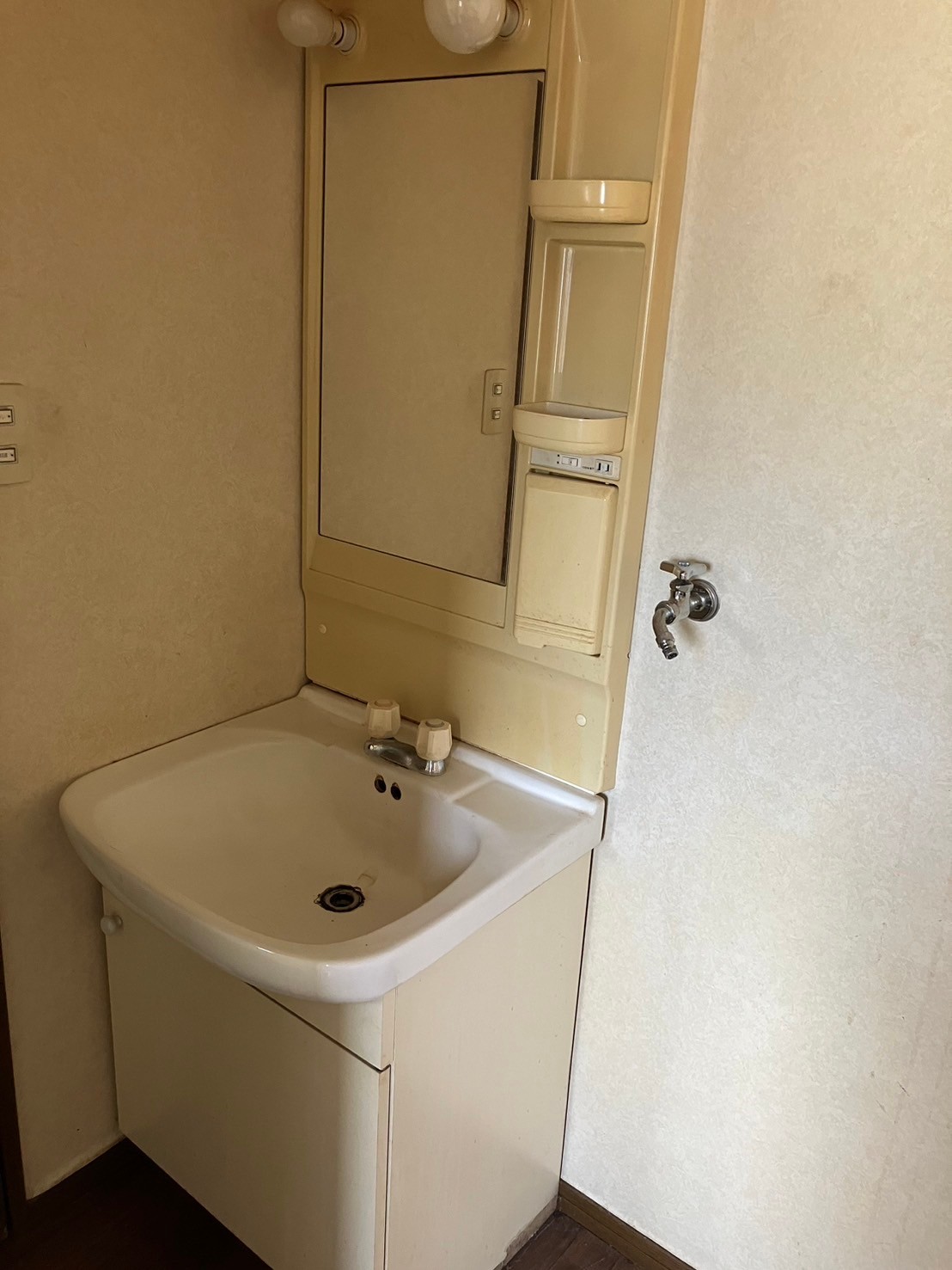 洗面設備　洗面化粧台付！