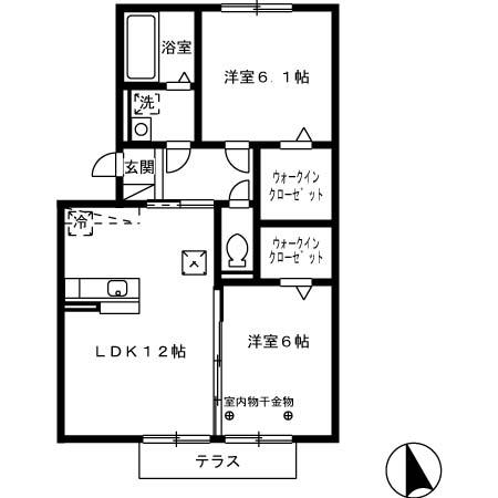 グランメールの間取り