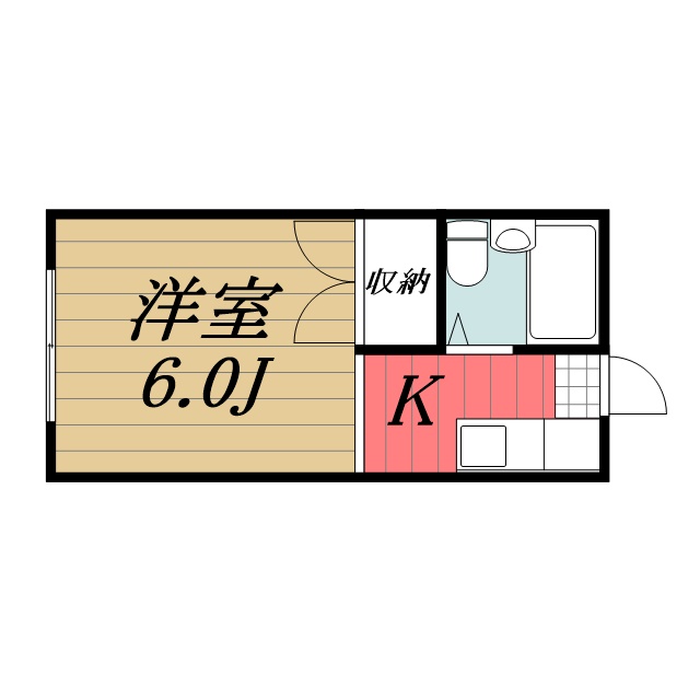 【印西市平賀のアパートの間取り】